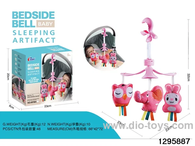 Baby crib hanging toy in color box