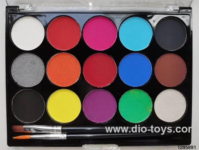 15 colors of watercolor powder