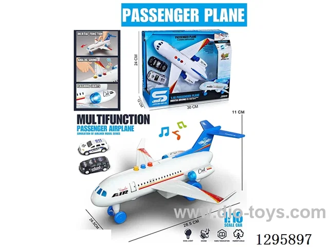 1:16 Inertia Commercial Airliner W L/M (Includes 2 Small Cars)