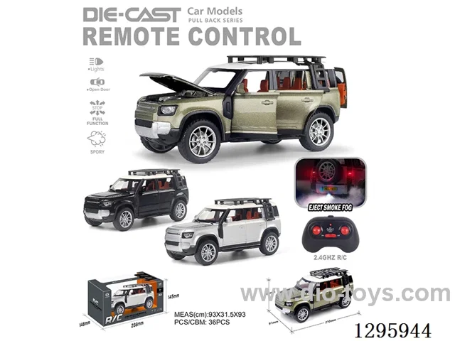 1:22 RC Land Rover Defender alloy Model with Spray included battery