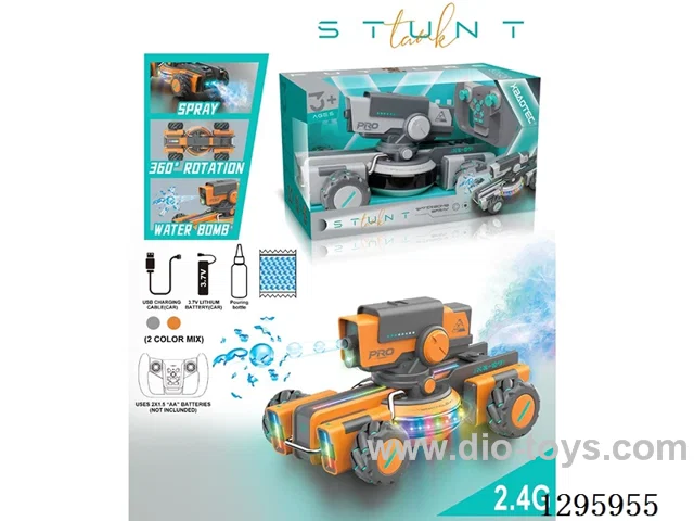 RC Side-Sliding Stunt Car W L/M/ Spray/Water bullet (Handheld Remote) included battery 2 colors