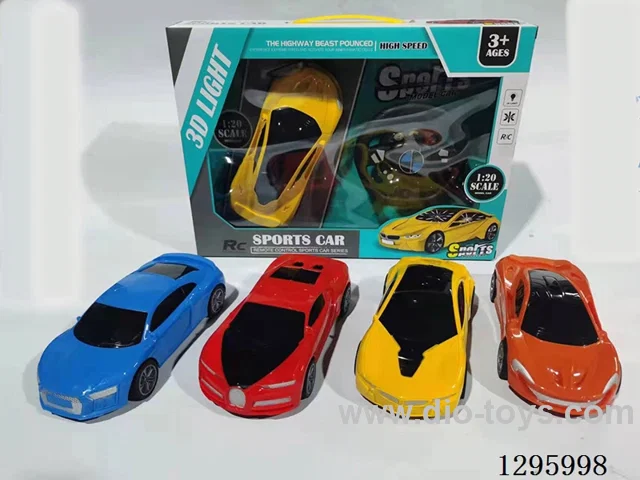 2ch RC car(3D Rainbow Lights) 27 MHz BMW/McLaren/Audi/Bugatti 4 mixed