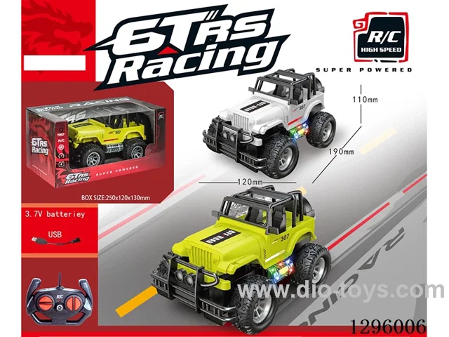 4ch RC car with light included battery 2 colors