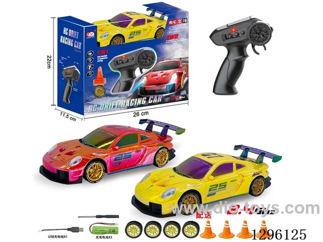 2.4G Semi-Scale 4WD Drift RC Car (includes battery + USB cable)