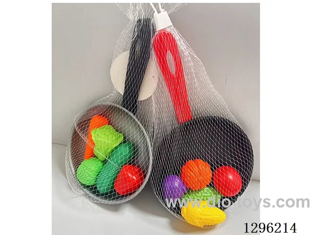 Small Pots with Vegetables and Fruits