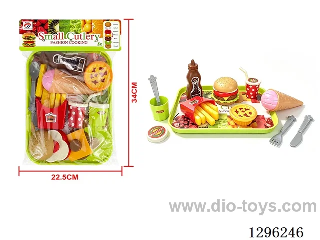 Burger & Ice Cream Food Set