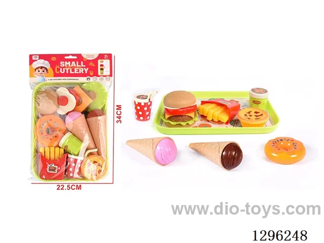 Burger & Ice Cream Food Set