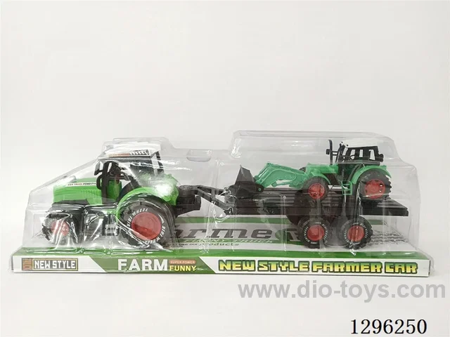 Inertia Construction Vehicle Towing a Farmer’s Cart 2 colors(GCC)