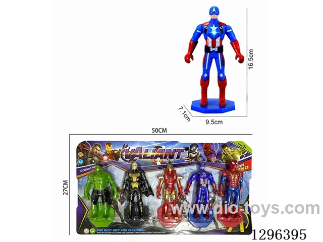 6.5-inch Avengers Action Figures 5PCS with light