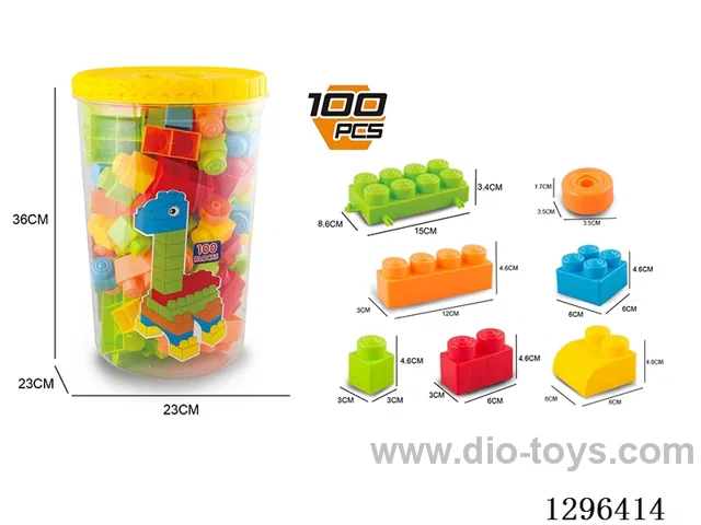 100PCS Building Blocks