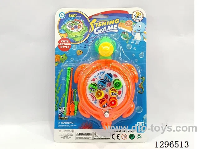 Cartoon Turtle Wind-Up Fishing Game