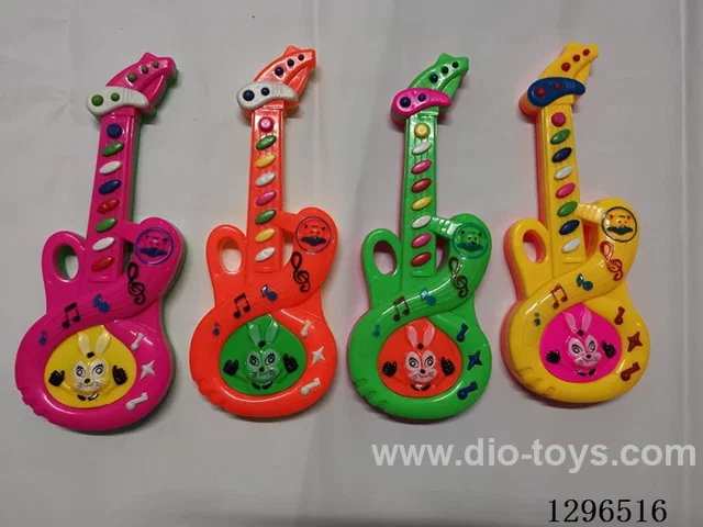Cartoon Rabbit Musical Guitar