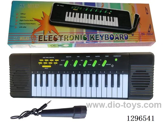 32-Key Resistor-Based Sound-Emitting Keyboard
