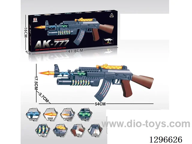 B/O Gun with Lights and Vibration