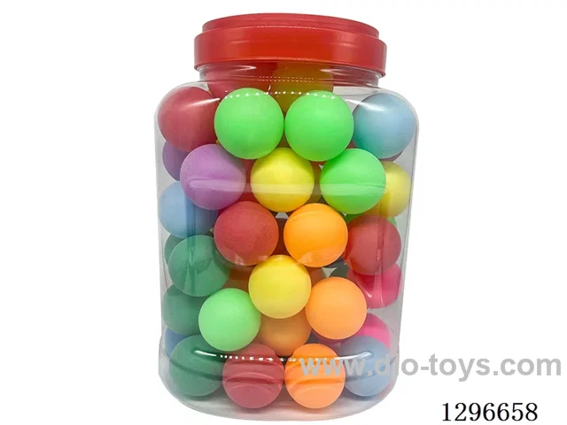 Colored Ping Pong Balls, 60-count bucket, PP
