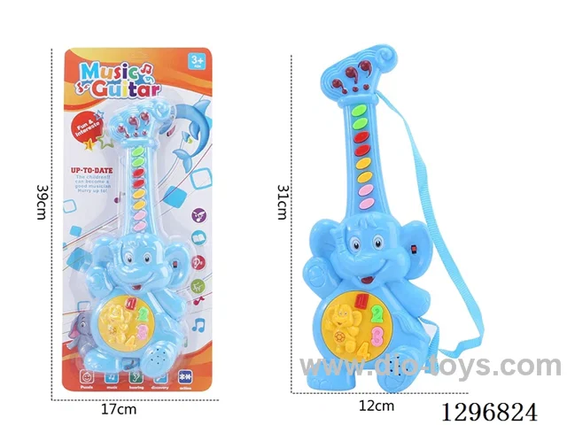 Cartoon Elephant Electric Guitar