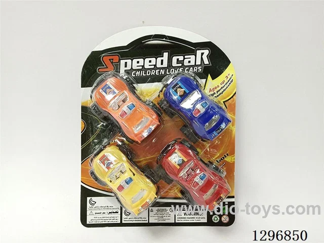 pull back Off-Road Police Car 4 colors