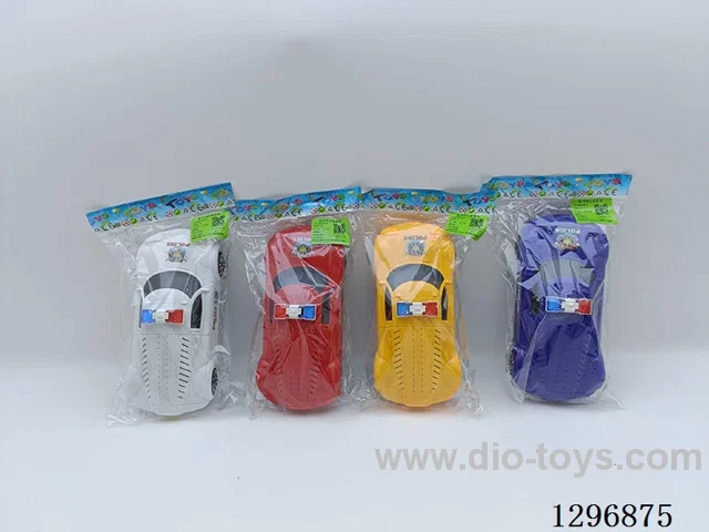 Bugatti Free Wheel Police Car 4 colors