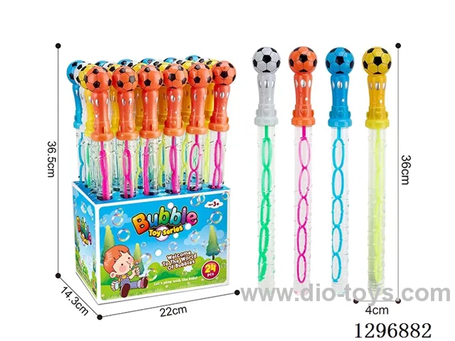 Soccer Bubble Wands (36CM, 4 Colors) (24PCS)