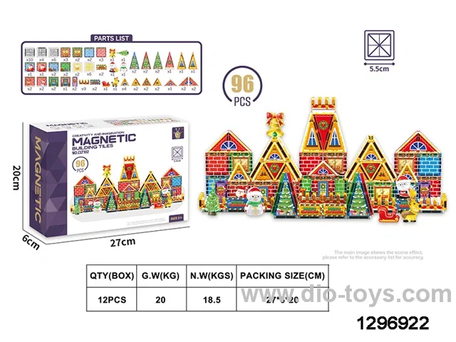5.5cmmagnetic tile in color box