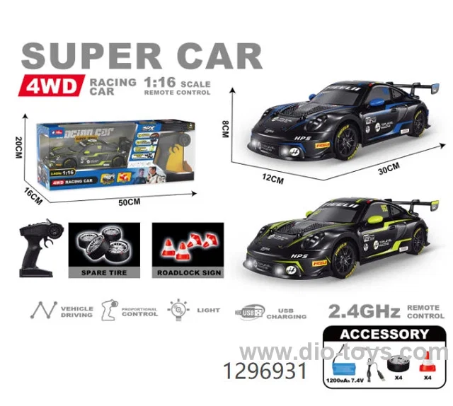 1:16 PVC Semi-Proportion Drift Car