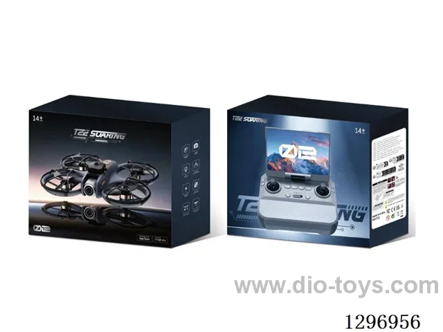 RC drone: Foldable Screen / 300,000-pixel WiFi Altitude Hold / 4-Directional Obstacle Avoidance / ESC with Optical Flow included battery