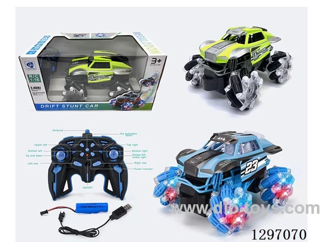 1:20 2.4G 11ch RC Drift Stunt Car W L/M included battery