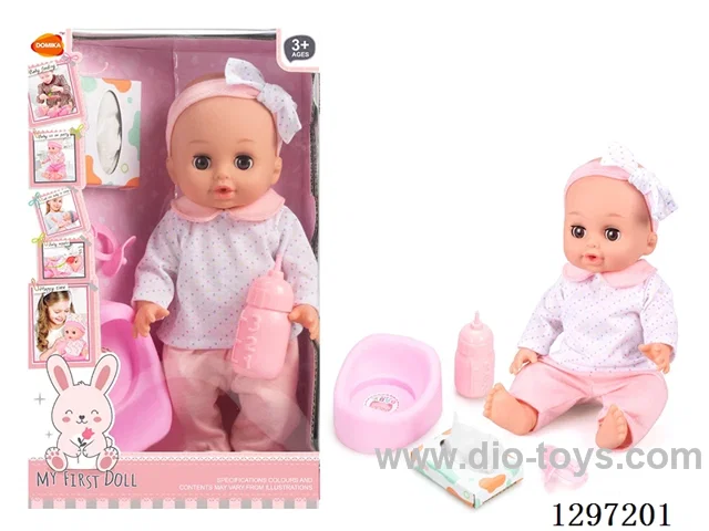 14-Inch Vinyl Doll with IC included battery