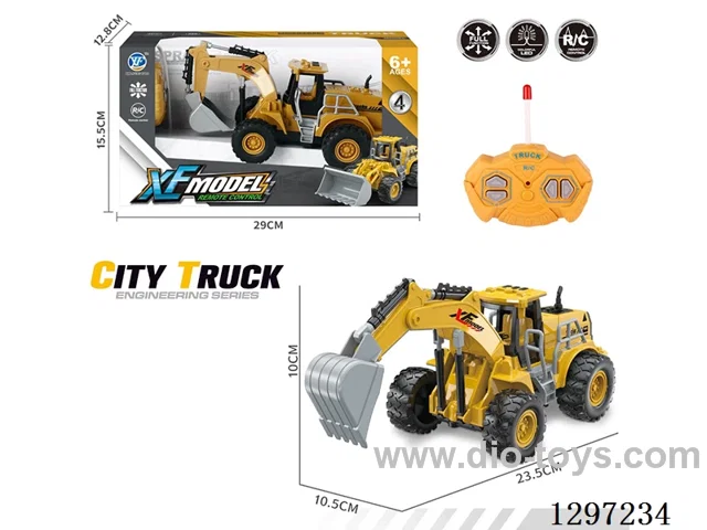 1:22 4ch RC Excavator (included battery)