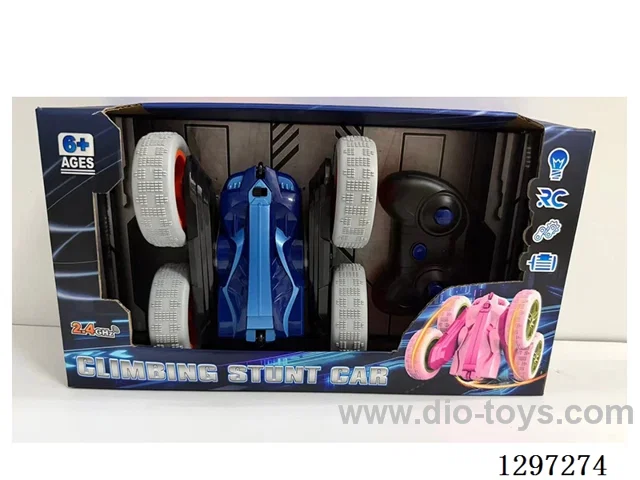 2.4G Swinging-Arm RC Stunt Car (4-Wheel)included battery 2 colors