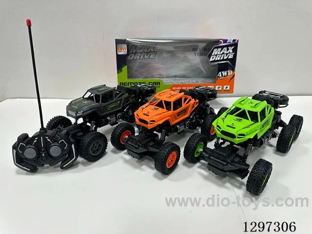 1:16 5ch 6-Wheel RC Skeleton Rock Crawler with Lights included battery