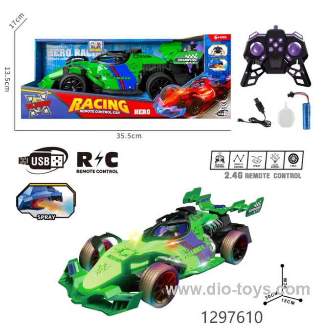 PVC High Speed RC Remote Control Racing Car