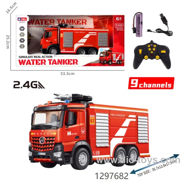 9CH RC Fire Ladder Truck