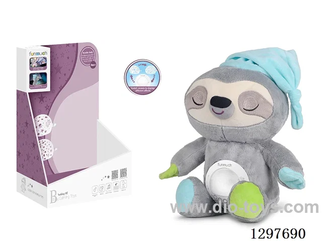 Soothing Nap Night Light & Projection Plush (Coati)