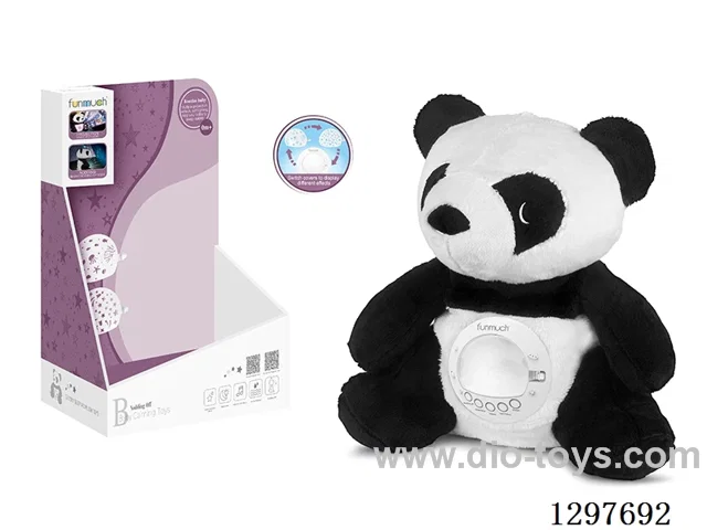 Soothing Nap Night Light & Projection Plush (Panda)