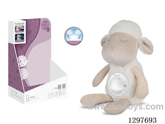 Soothing Nap Night Light & Projection Plush (Sheep)