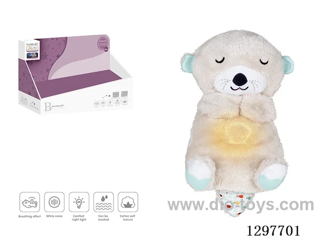 Baby Soothing Breathing Plush (Otter)