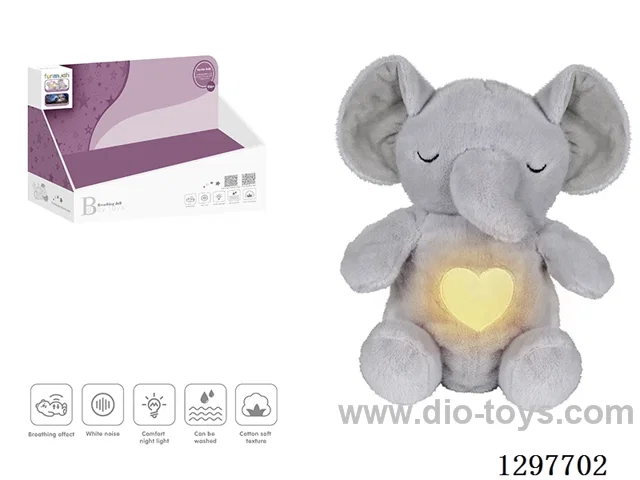 Baby Soothing Breathing Plush (Elephant)