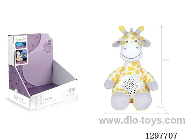 12-Button Soothing Projection Plush (Giraffe)