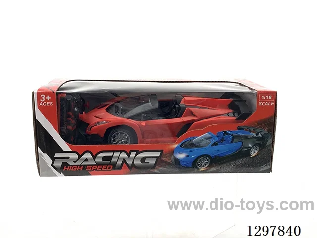 1:18 4ch RC car with light not included battery