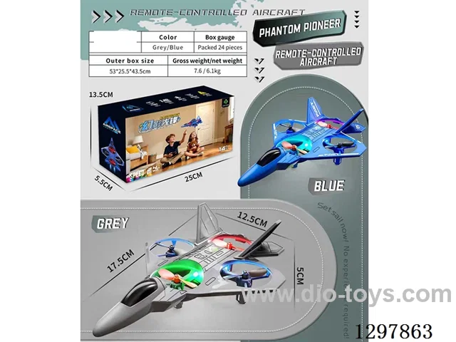 2.4G quadcopter, 6-axis gyroscope, stable and agile flight, impact-resistant 2 colors