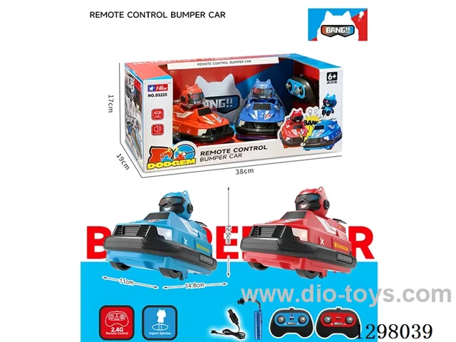 RC Bumper Cars, Batteries Included, 2 Colors