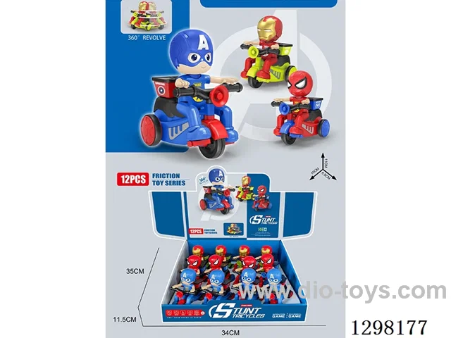 Inertia Stunt Hero Food Delivery Truck (12PCS)