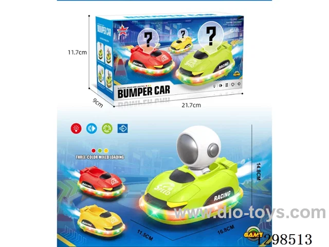 B/O Astronaut Bumper Car W L/M/spray
