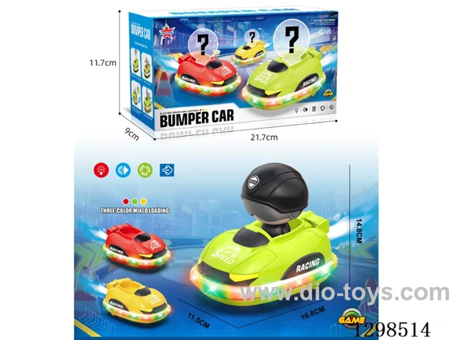 B/O Trooper Bumper Car W L/M/spray