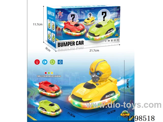 B/O Bumblebee Bumper Car W L/M/spray