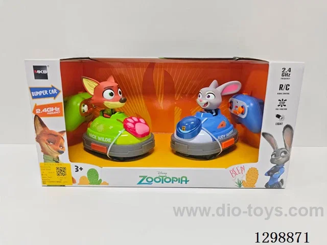 Nick & Judy RC Bumper Cars (2.4G) (included battery)
