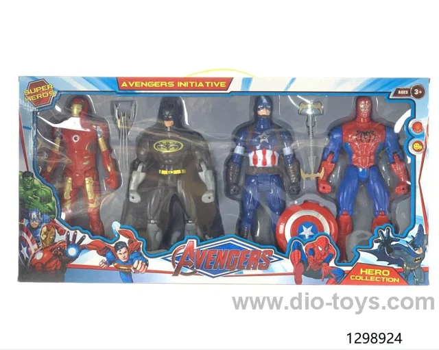 Iron Man, Batman, Captain America, Spider-Man