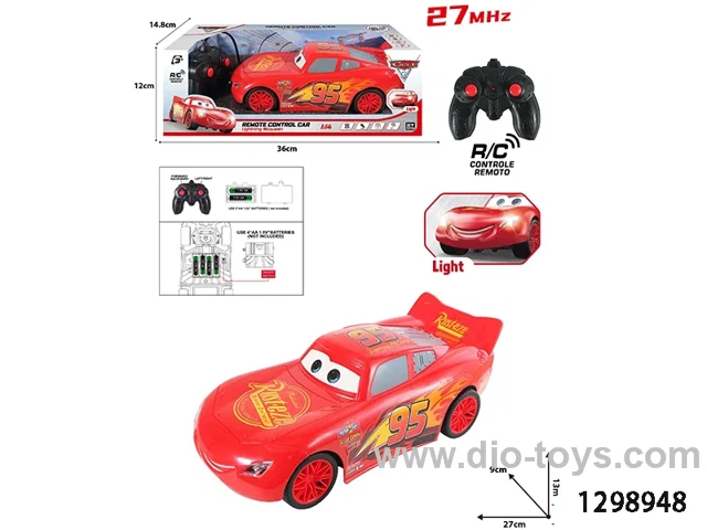 1:14 27MHZ 4ch rc car with light included battery