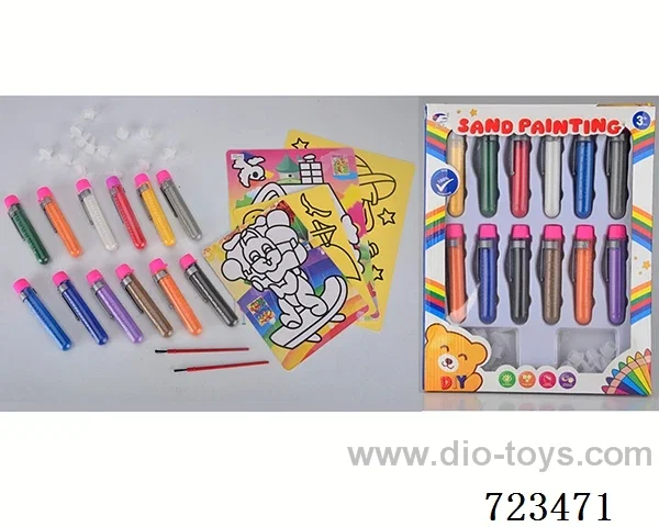 20 pieces of children's sand painting set handmade DIY making hands-on educational toys